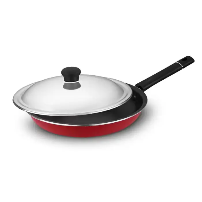 nonstick fry pan with lid